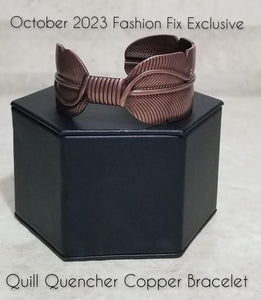 Paparazzi Quill Quencher - Copper October 2023 Fashion Fix Exclusive - Bella Bling by Natalie