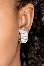 Load image into Gallery viewer, Hollywood Hotshot - White Clip-On   Paparazzi Accessories - Bella Bling by Natalie
