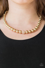Load image into Gallery viewer, High-Stakes FAME - Gold  Paparazzi Accessories - Bella Bling by Natalie
