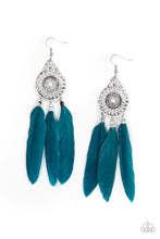 Load image into Gallery viewer, Paparazzi Pretty in PLUMES - Blue - Bella Bling by Natalie
