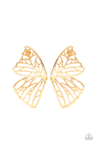 Paparazzi Butterfly Frills - Gold - Bella Bling by Natalie