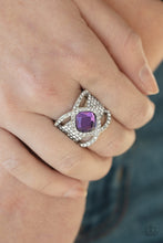 Load image into Gallery viewer, Triple Crown Twinkle - Purple - Bella Bling by Natalie
