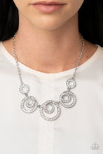 Load image into Gallery viewer, Total Head-Turner - White  Paparazzi Accessories - Bella Bling by Natalie
