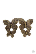 Load image into Gallery viewer, Paparazzi Blushing Butterflies - Brass - Bella Bling by Natalie
