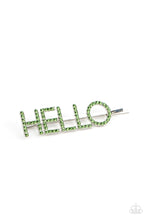 Load image into Gallery viewer, Paparazzi Hello There - Green - Bella Bling by Natalie

