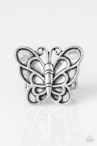 Sky High Butterfly - Silver - Bella Bling by Natalie