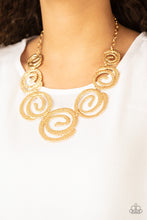 Load image into Gallery viewer, Statement Swirl - Gold - Bella Bling by Natalie
