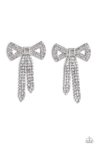 Paparazzi Just BOW With It - White - Bella Bling by Natalie