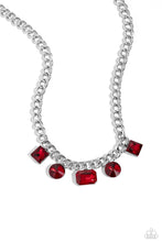 Load image into Gallery viewer, Paparazzi Alternating Audacity - Red - Bella Bling by Natalie
