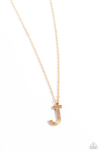 Leave Your Initials - Gold - J - Bella Bling by Natalie