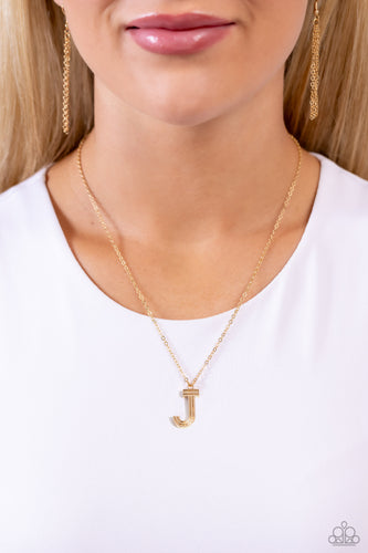 Leave Your Initials - Gold - J - Bella Bling by Natalie